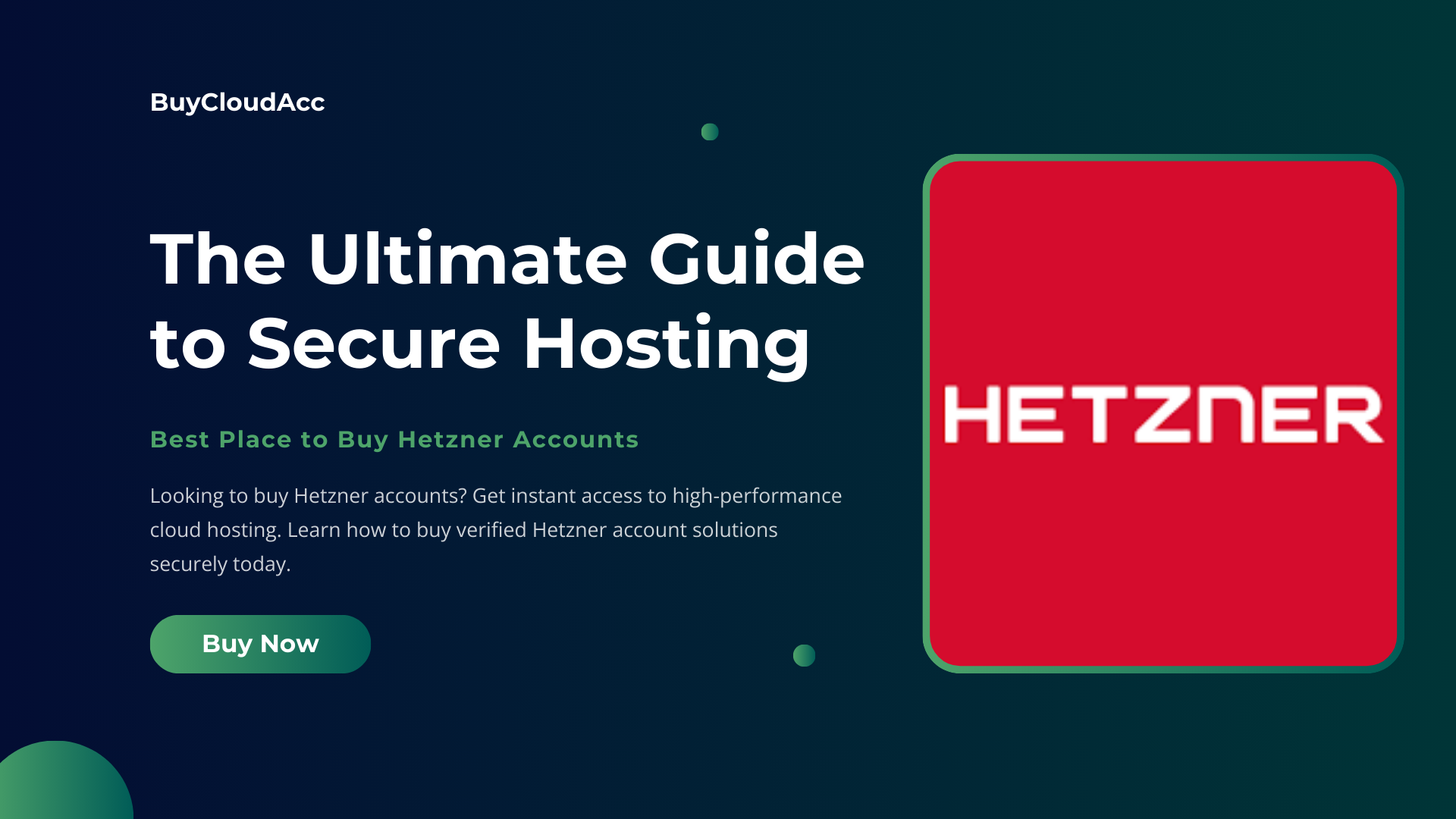 Buy Hetzner Accounts