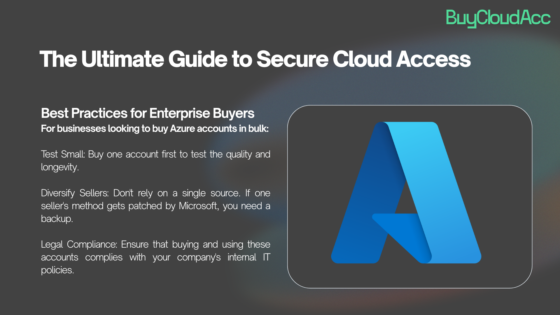 Buy Azure Account