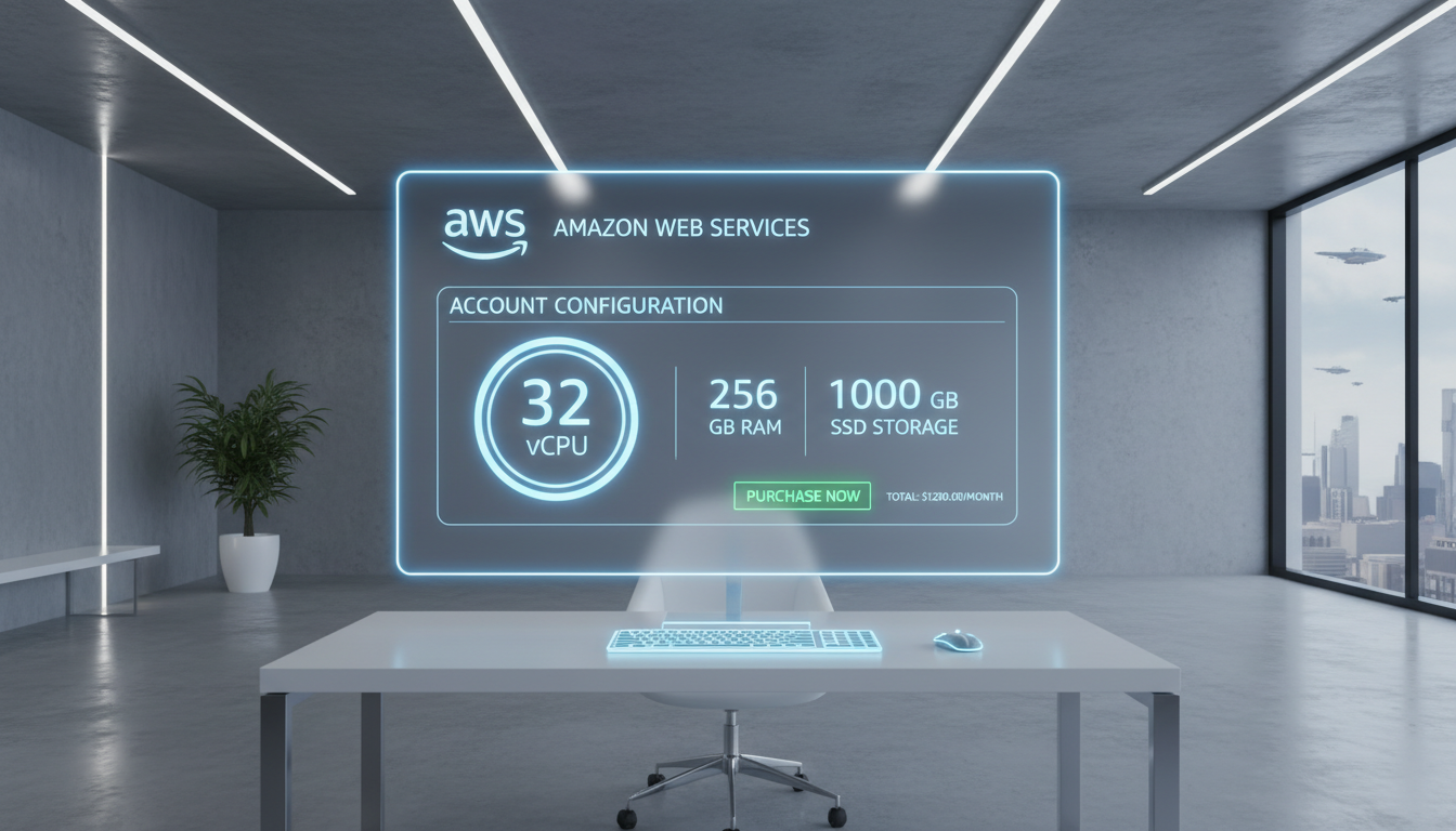 AWS 32vCPU Account for sale