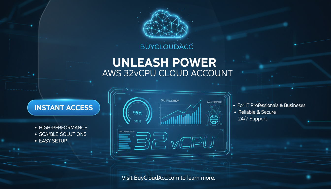 Buy AWS 32vCPU Accounts