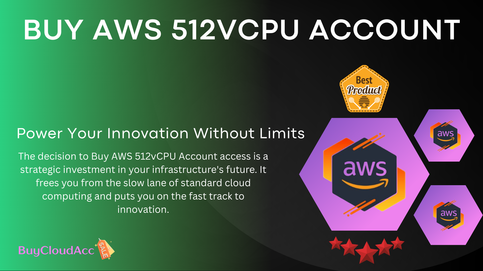 Buy AWS 512vCPU Account