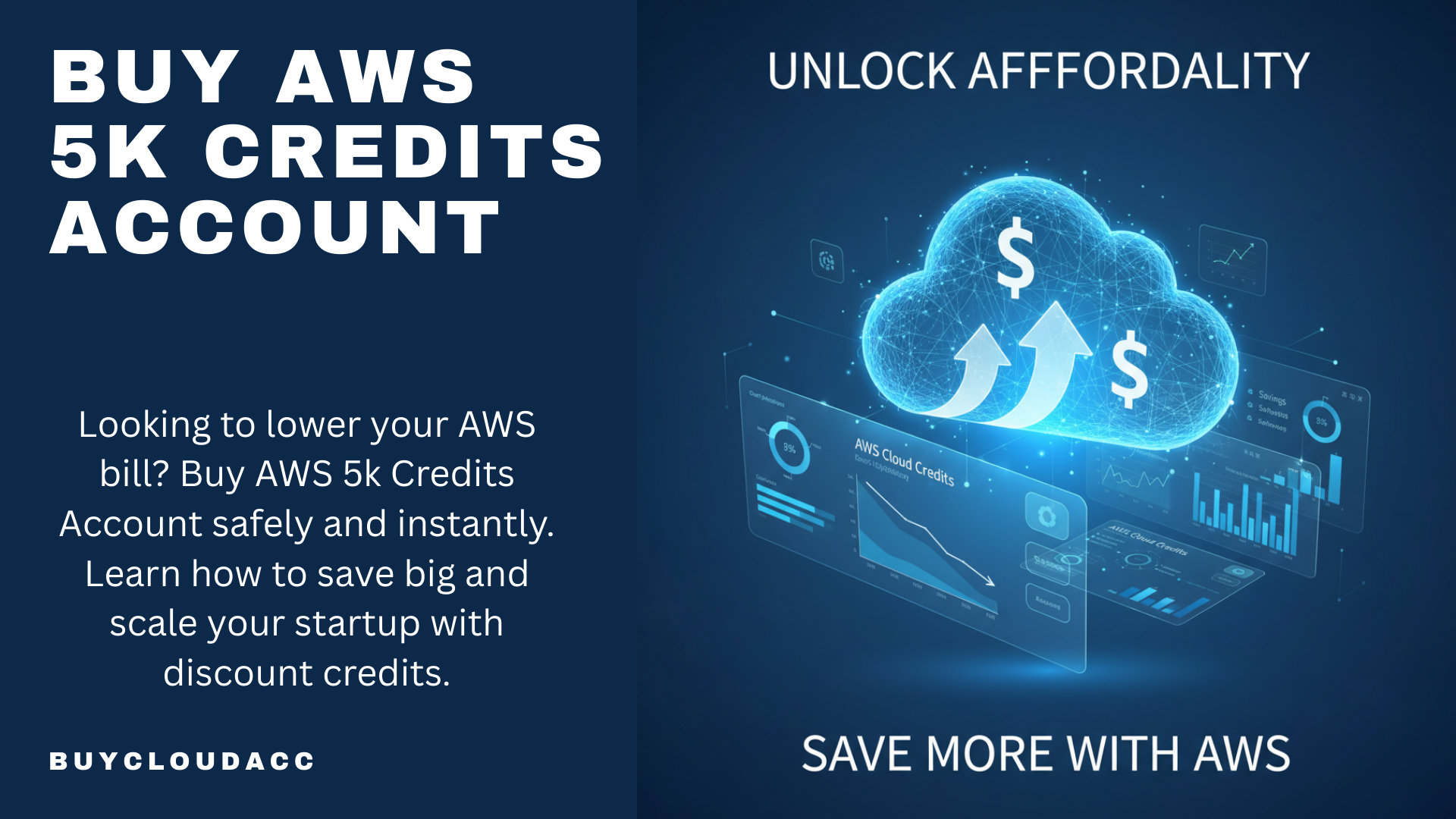 Buy AWS 5k Credits Account